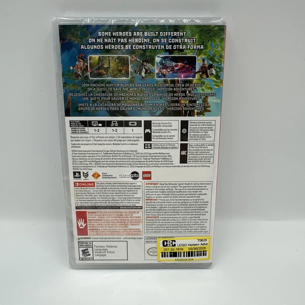 LEGO Horizon Adventures Nintendo Switch Multiplayer Action & Adventure E10+
